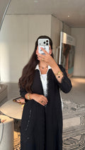 EQ03 Lace Detail Abaya