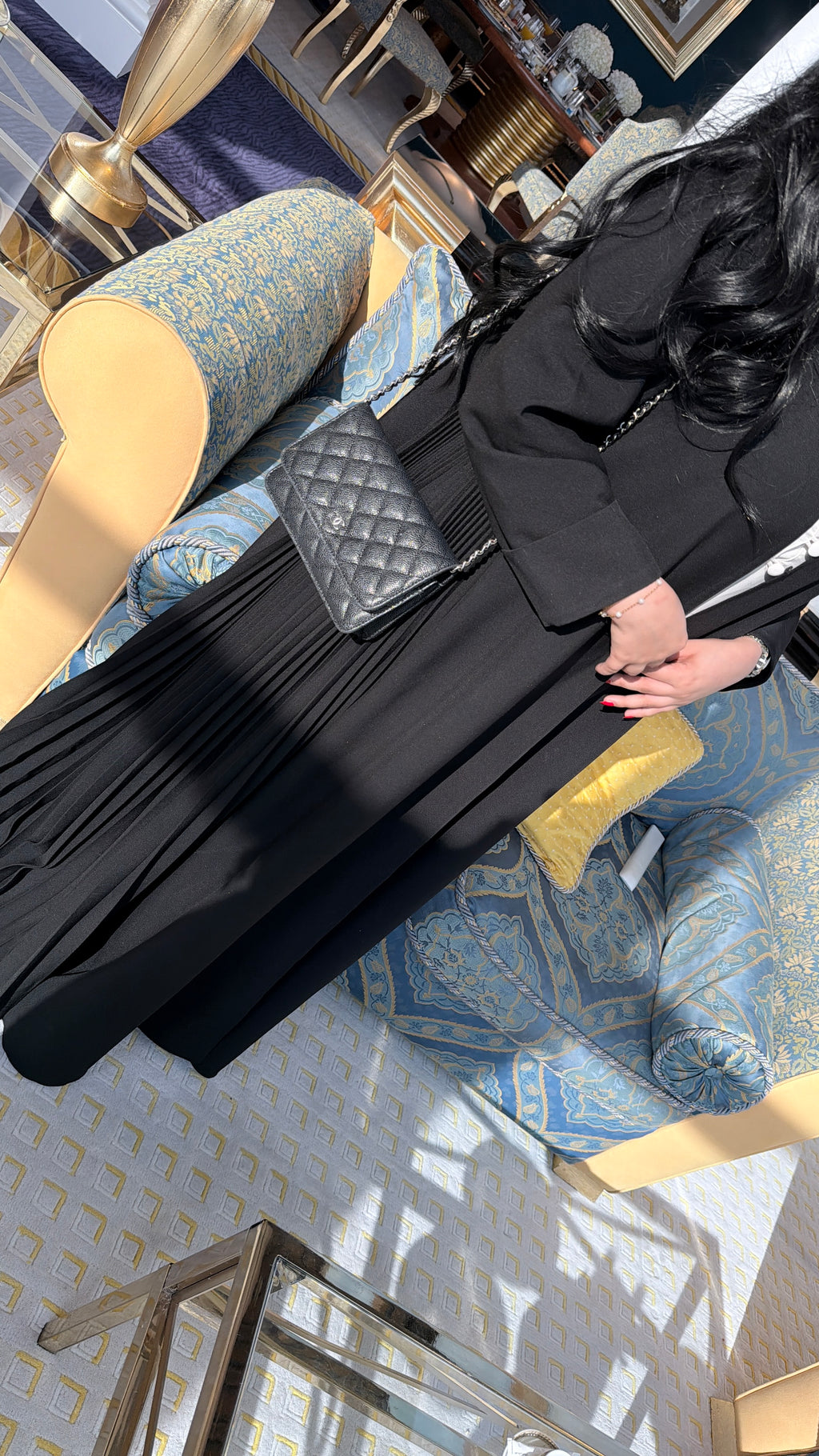 EQ021 Pleated Abaya