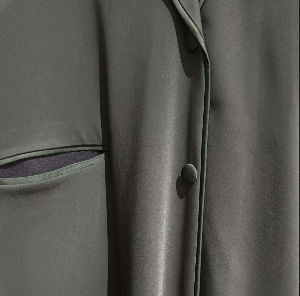 EQ012 Olive Open Abaya